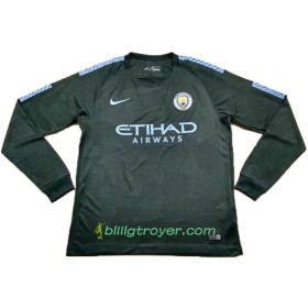 Billige Fotballdrakter Manchester City Tredjedraktsett 2017/18 Langermet